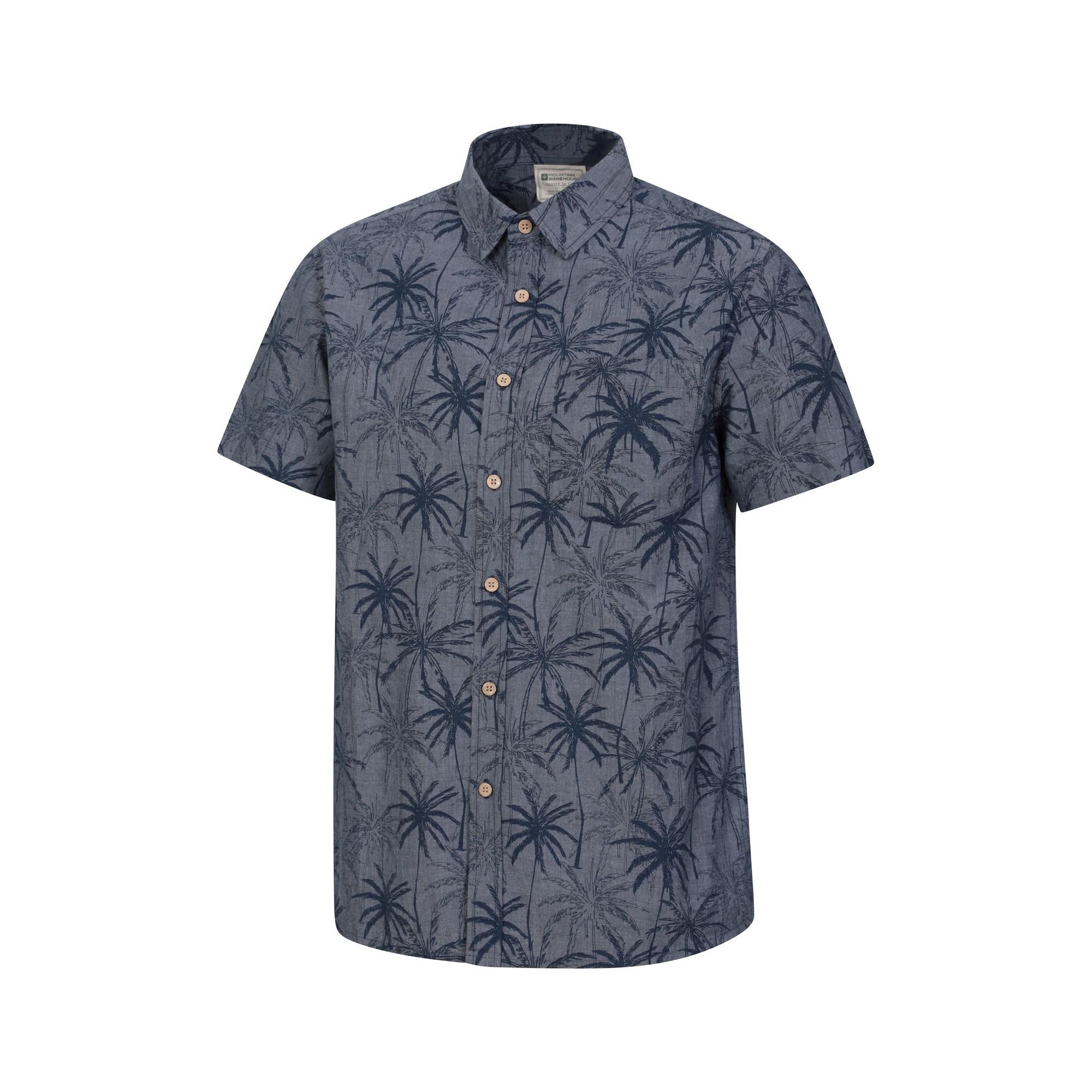 Mountain Warehouse Tropical Kurzarm Button-Down Hemd