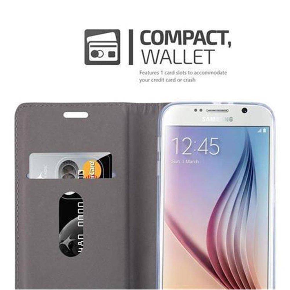 Cadorabo Hülle für Samsung Galaxy S6 Magnetverschluss, Kartenfach