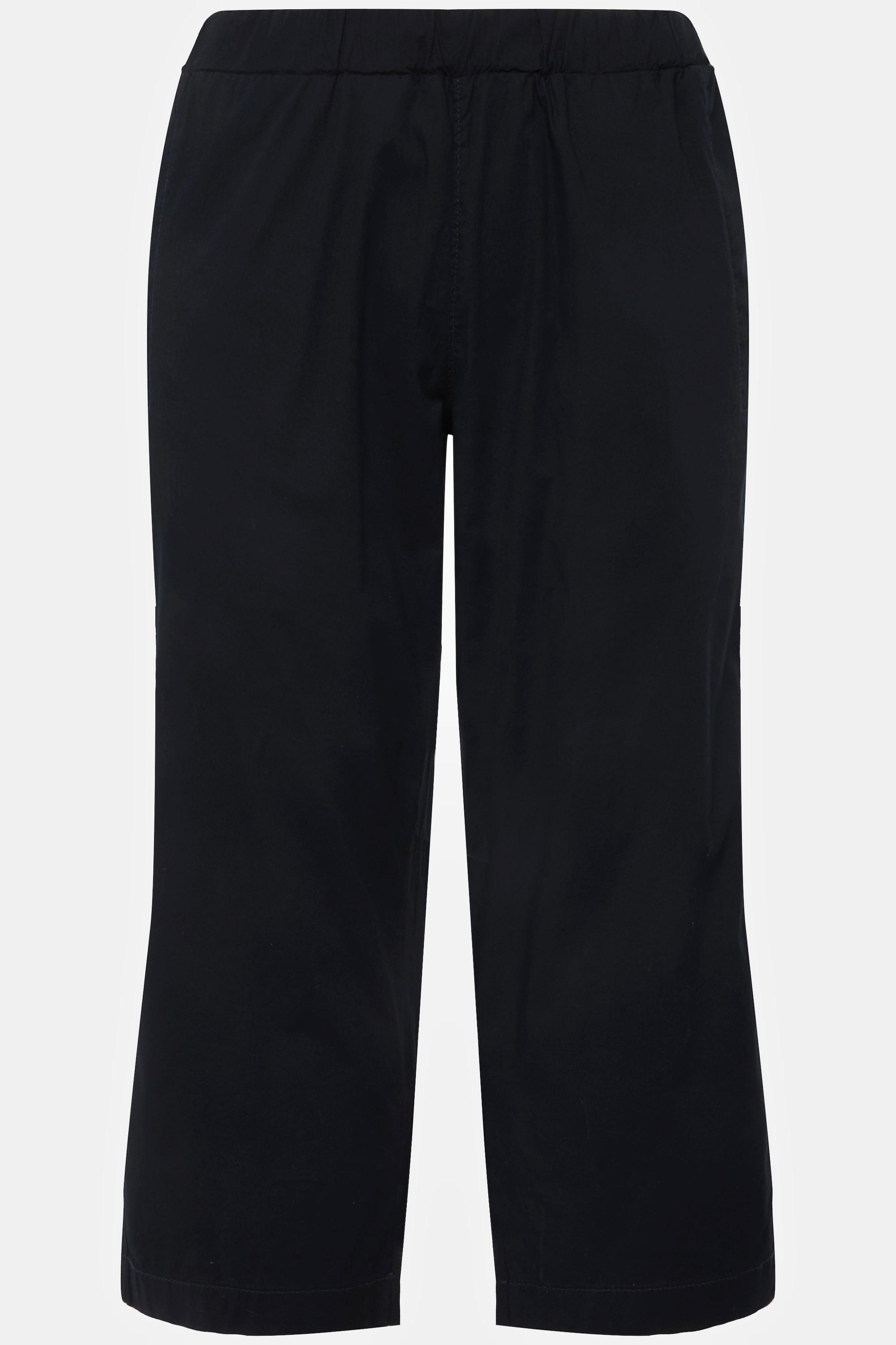 Ulla Popken 7/8-Hose Ruby mit geformtem Knie und geradem Bein