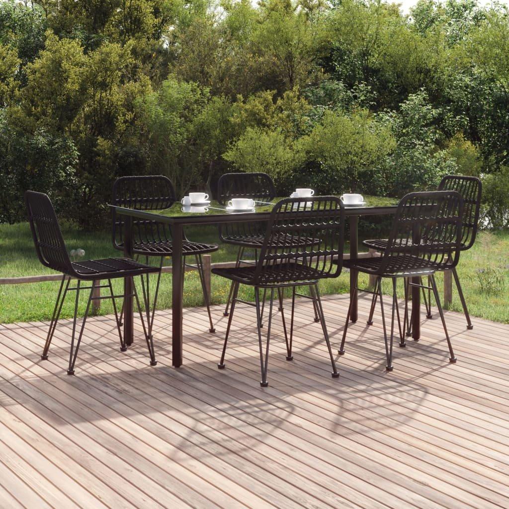 VidaXL Garten essgruppe poly-rattan