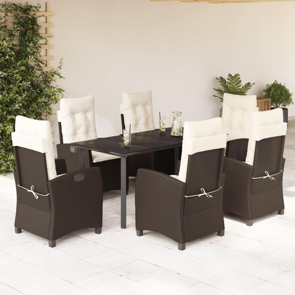 VidaXL Garten essgruppe poly-rattan