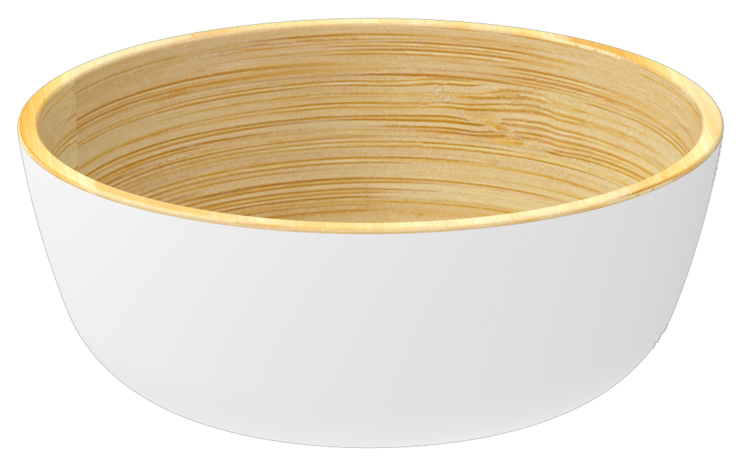 Nuts Innovations Bowl Bambus S weiss