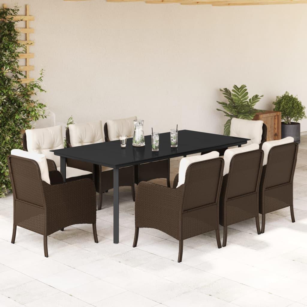 VidaXL Garten essgruppe poly-rattan