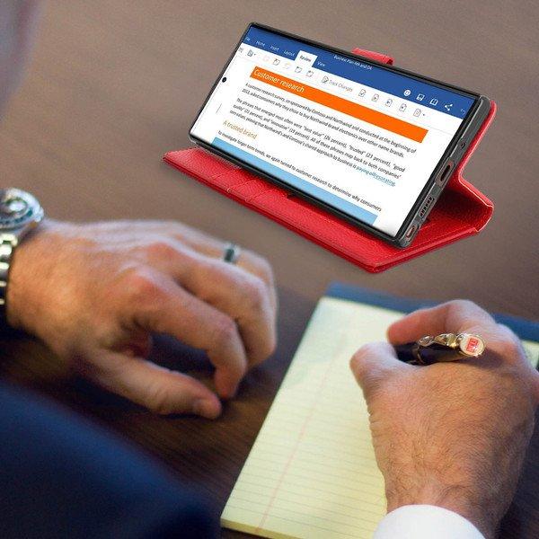 Avizar Bookcover Samsung Galaxy Note 20 Rot