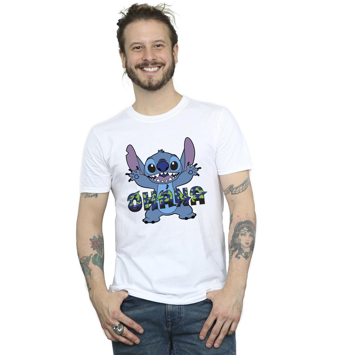 Disney Ohana Stitch Grafik T-Shirt