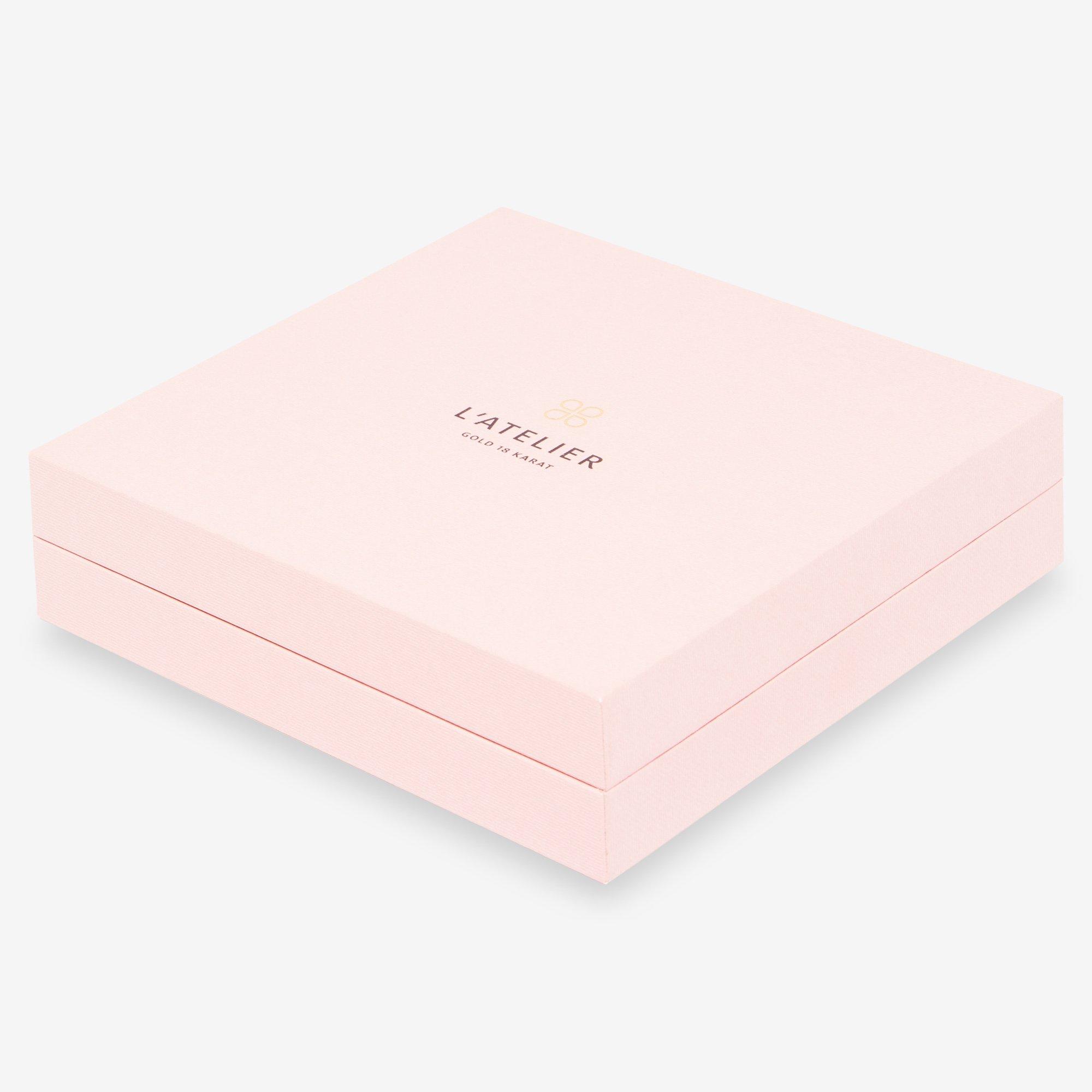 L' Atelier Gold 18 Karat by Manor Set Collier/Ohrschmuck