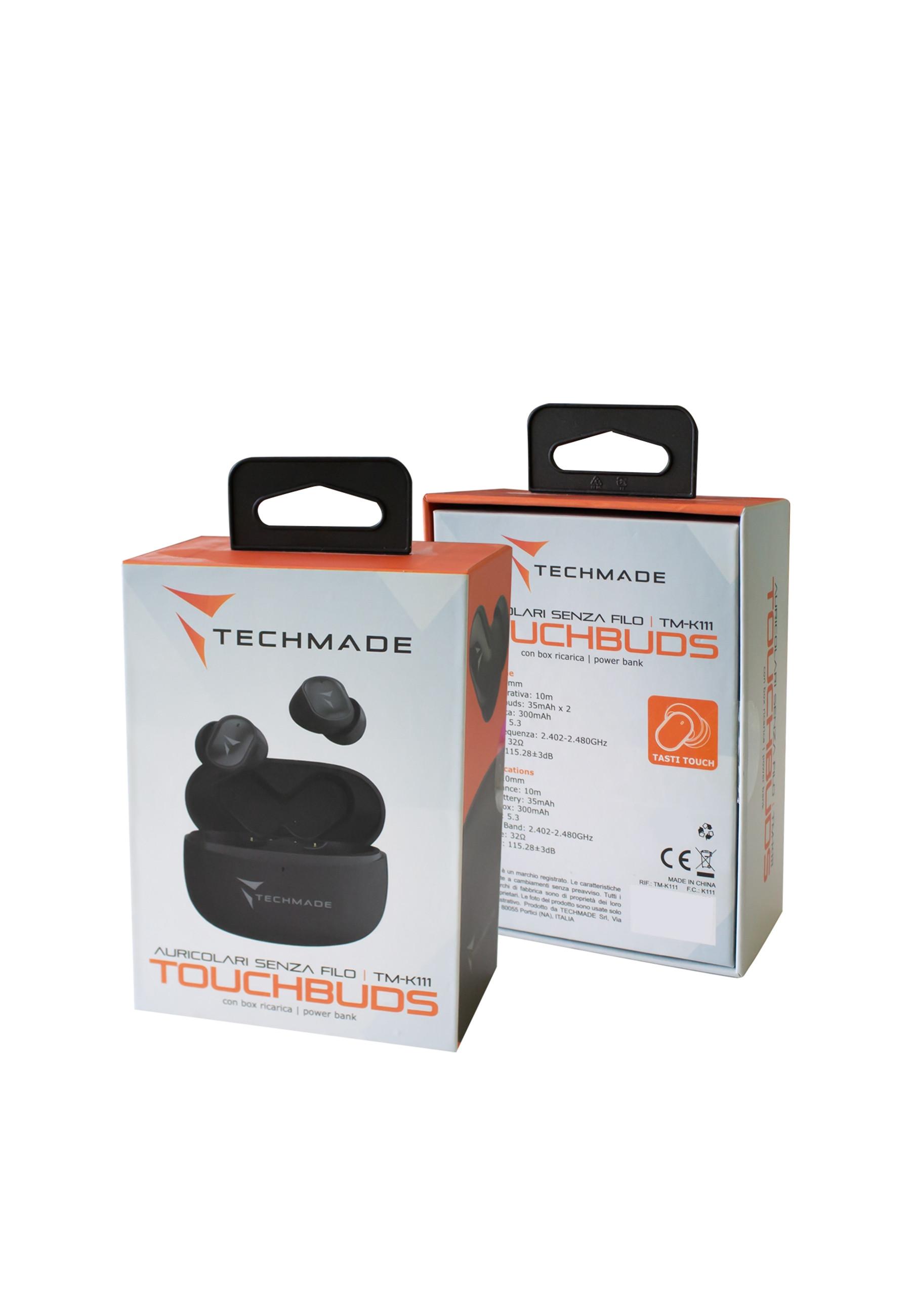 Techmade Techmade Earbuds K111 Black