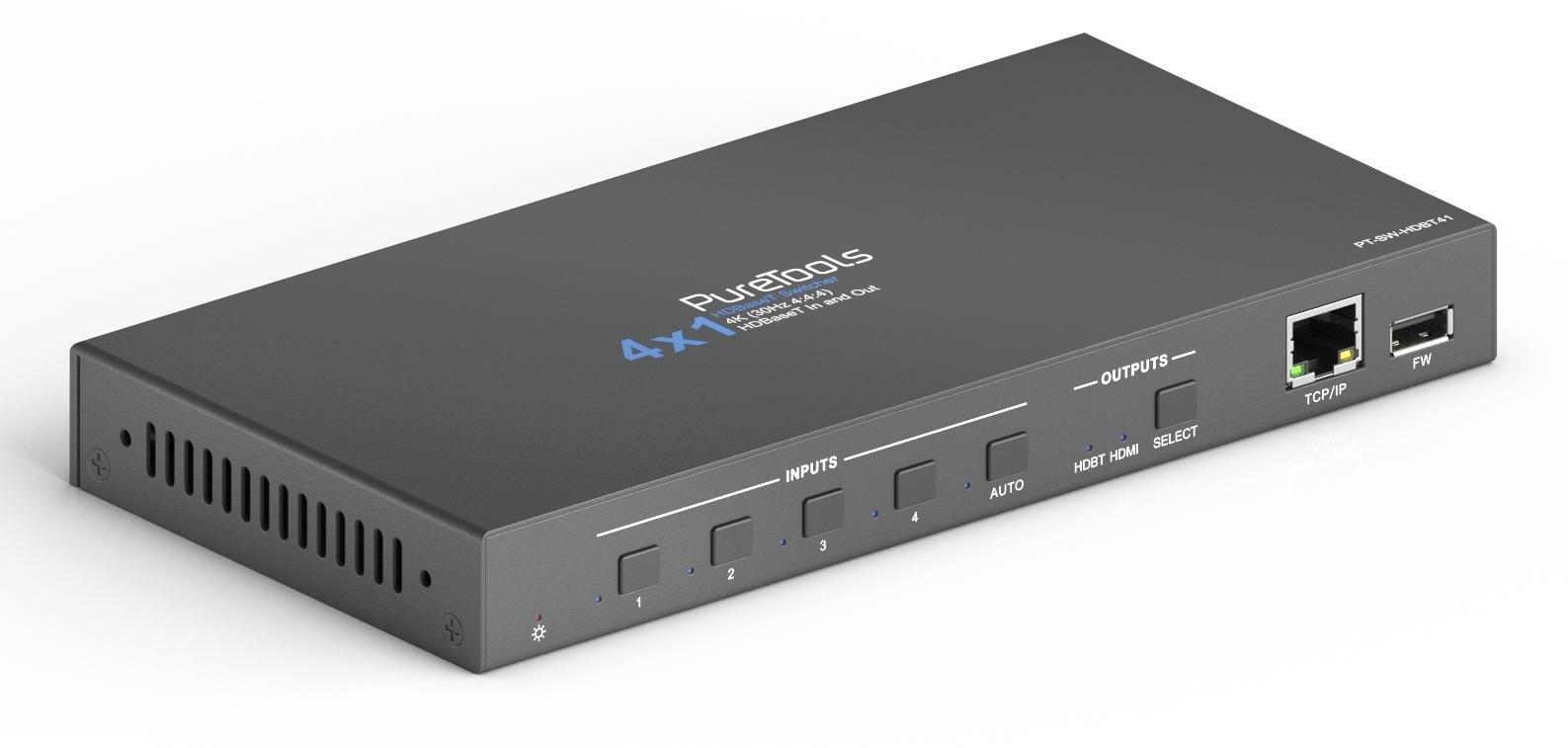 PureTools PureTools PT-SW-HDBT41 Video-Switch HDMI