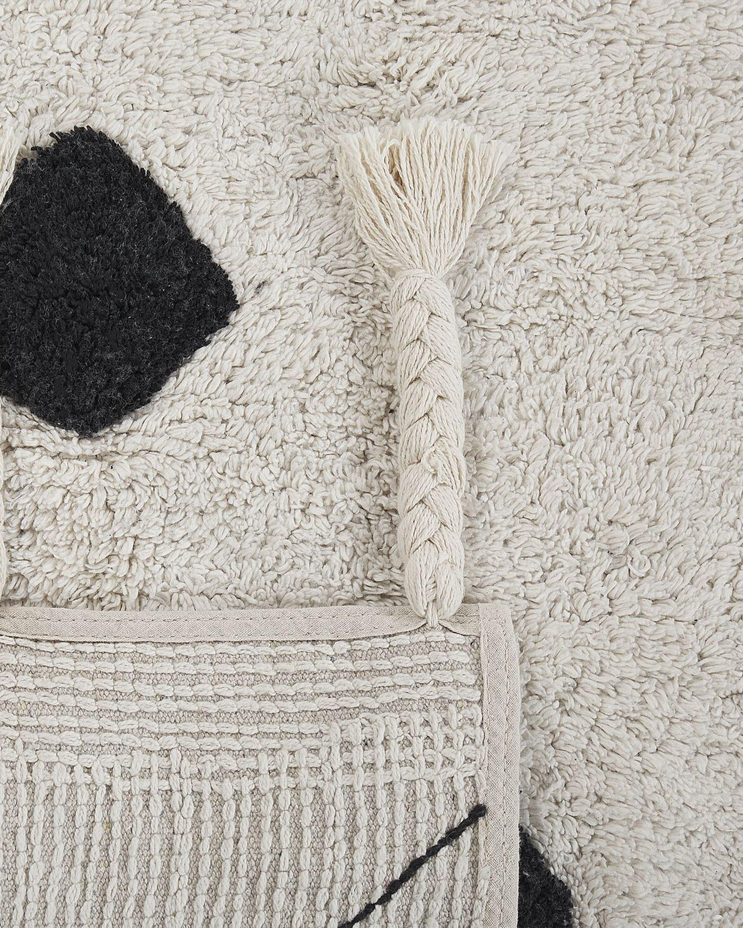 Beliani Teppich aus Baumwolle Boho KHEMISSET