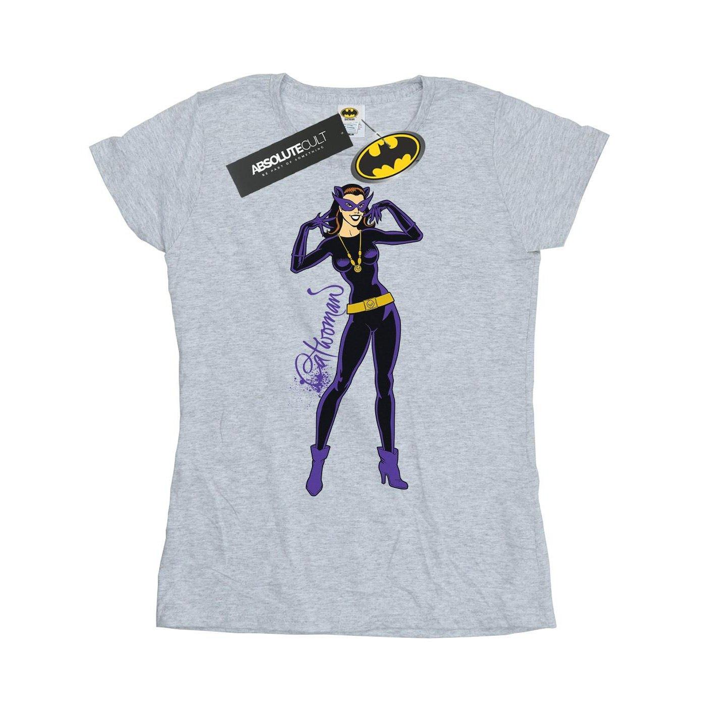 DC COMICS Catwoman Character Print T-Shirt
