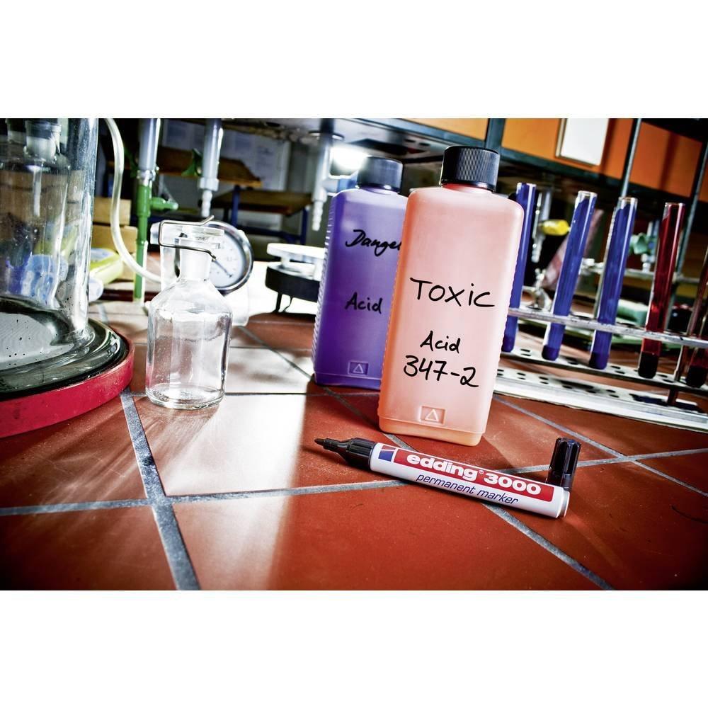 Edding EDDING Permanent Marker 3000 1,5-3mm, 10 Farben ass.