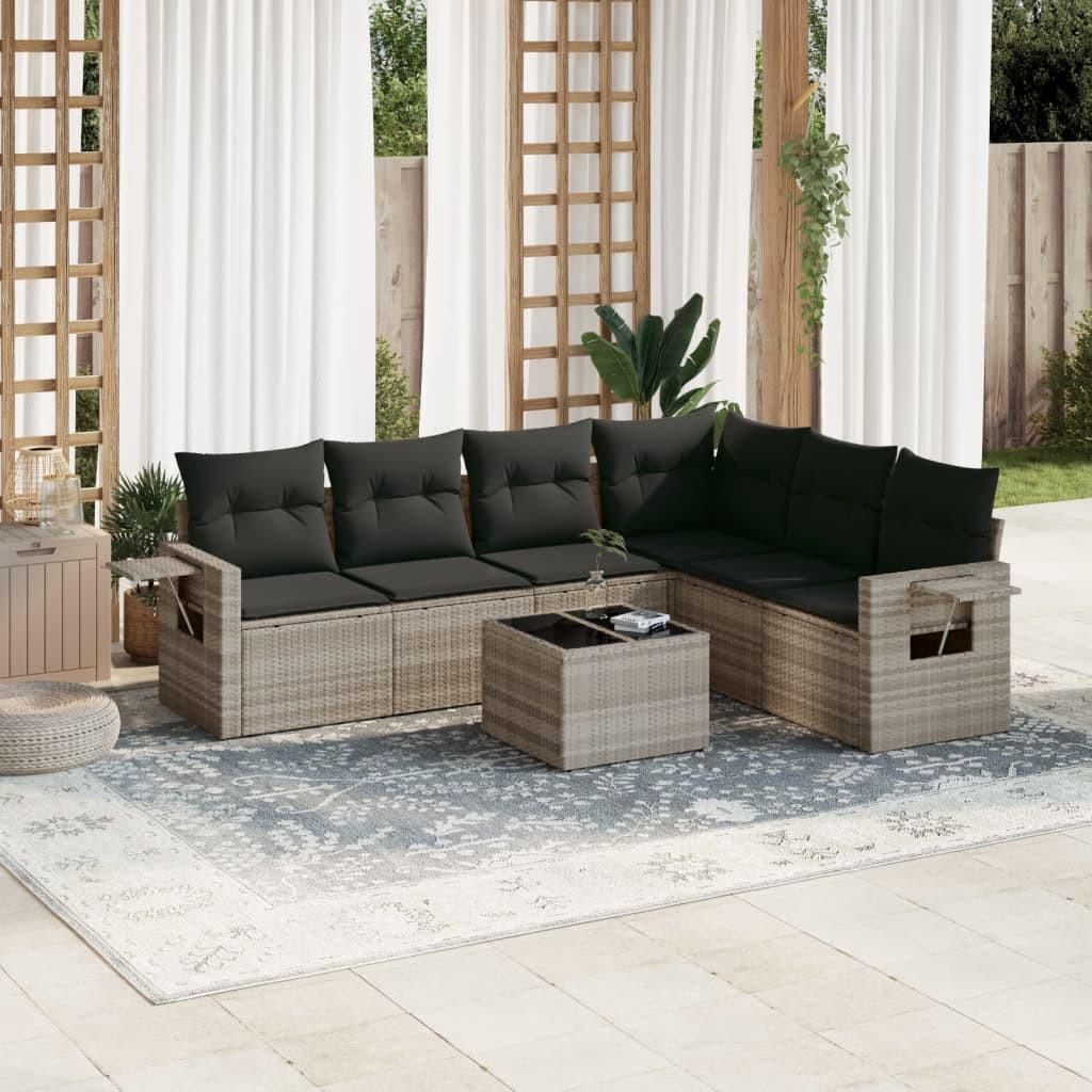 VidaXL Garten sofagarnitur poly-rattan