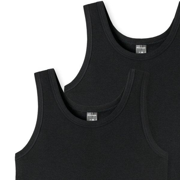 Schiesser 6er Pack Teens Boys - 95/5 Organic Cotton - Unterhemd