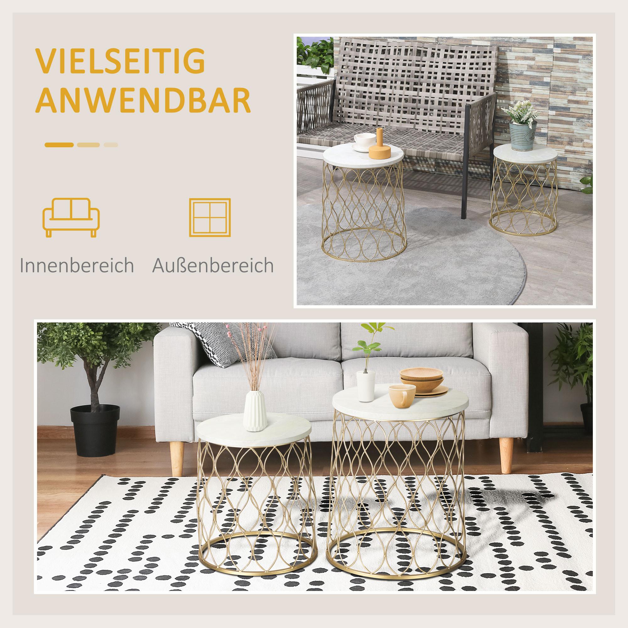 Outsunny Gartentisch-Set