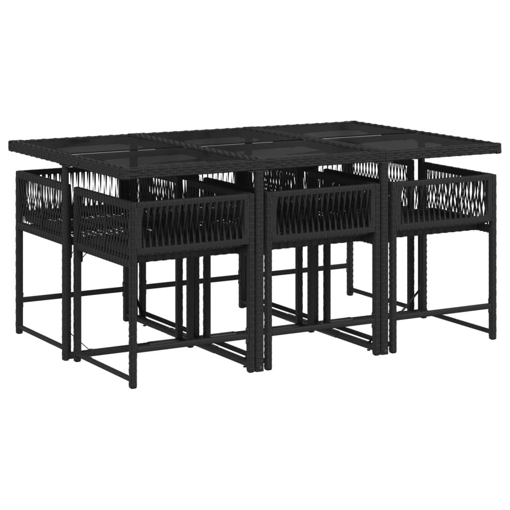VidaXL Garten essgruppe poly-rattan