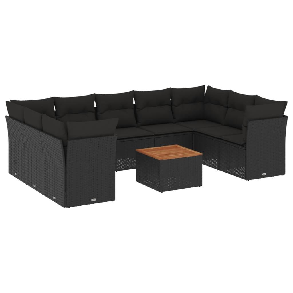 VidaXL Garten sofagarnitur poly-rattan