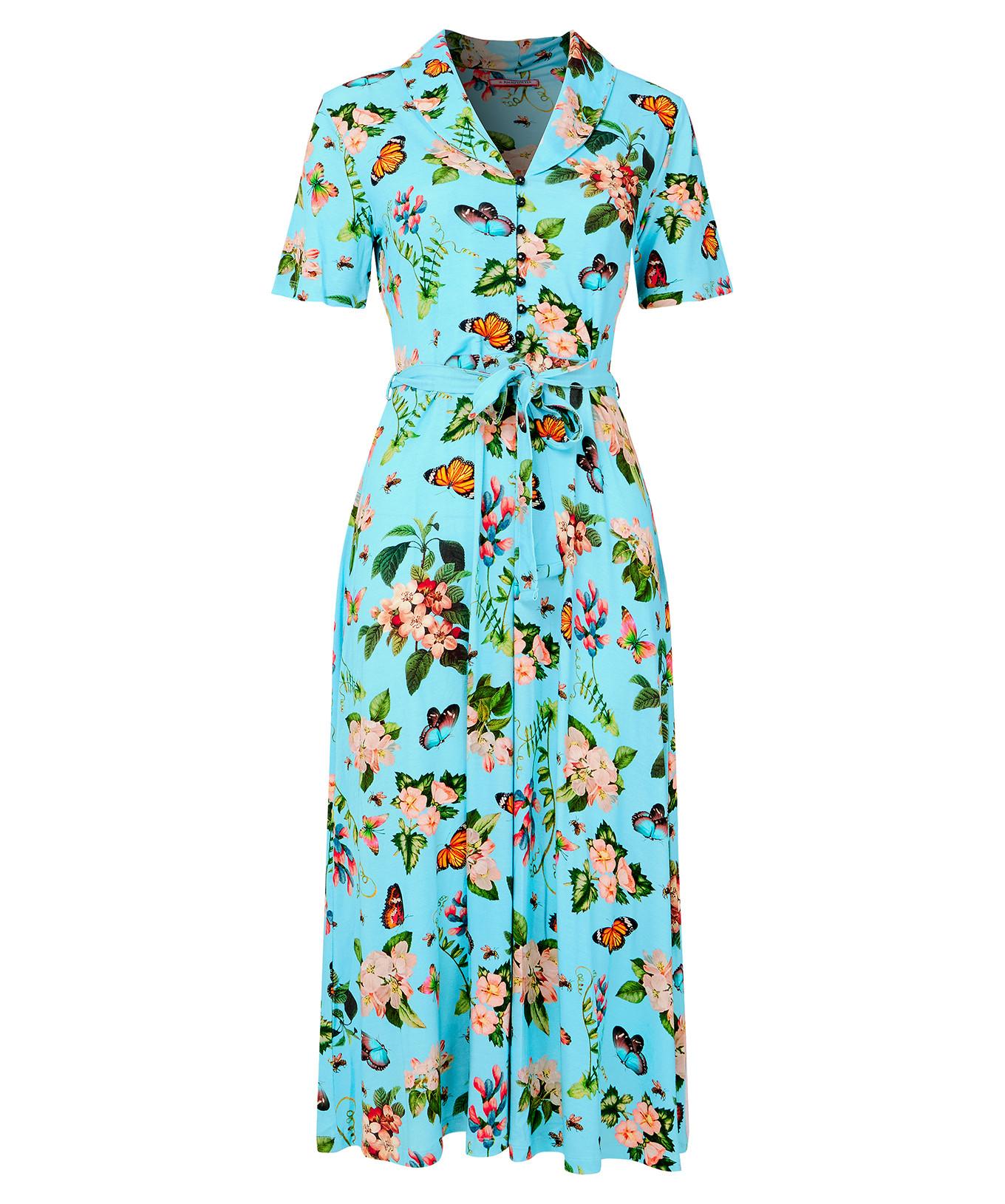 Joe Browns Knielanges Kleid mit Schmetterlingskragen