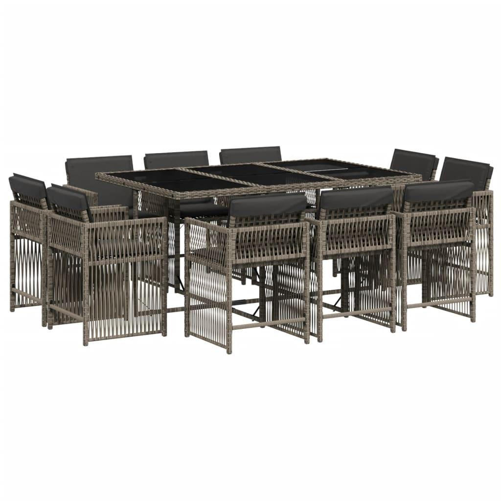 VidaXL Garten essgruppe poly-rattan