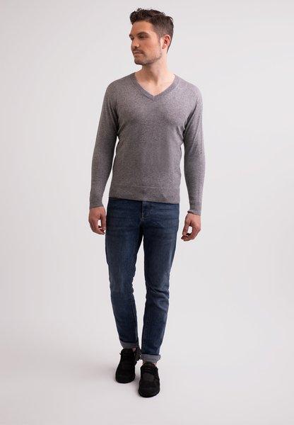 CASH-MERE.CH Recycelter Kaschmir V-Ausschnitt Pullover
