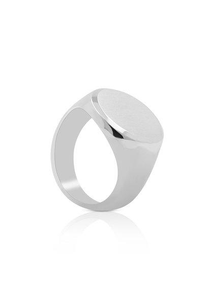 MUAU Schmuck Plattenring Silber 925