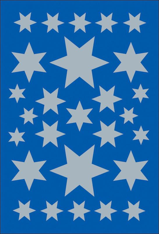 HERMA HERMA Sterne-Etiketten 10-35mm 3928 silber 3 Stück