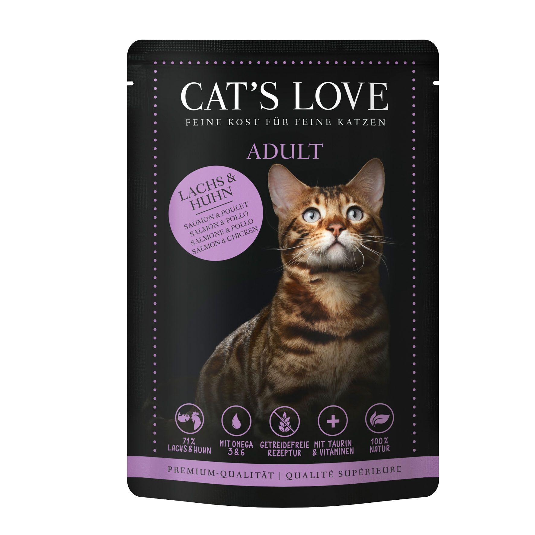 Cat's Love Adult Lachs und Huhn - Multipack