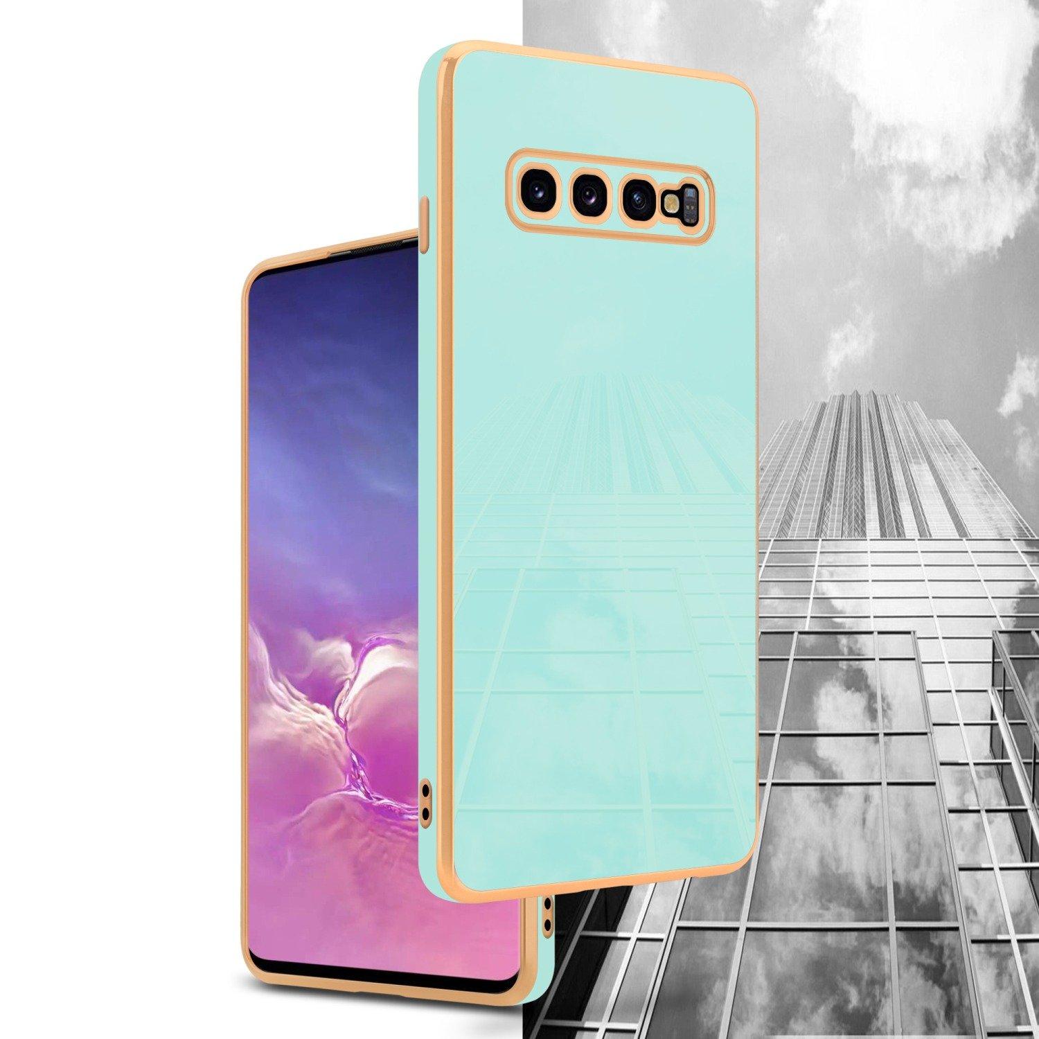 Cadorabo Hülle für Samsung Galaxy S10 PLUS mit Kameraschutz