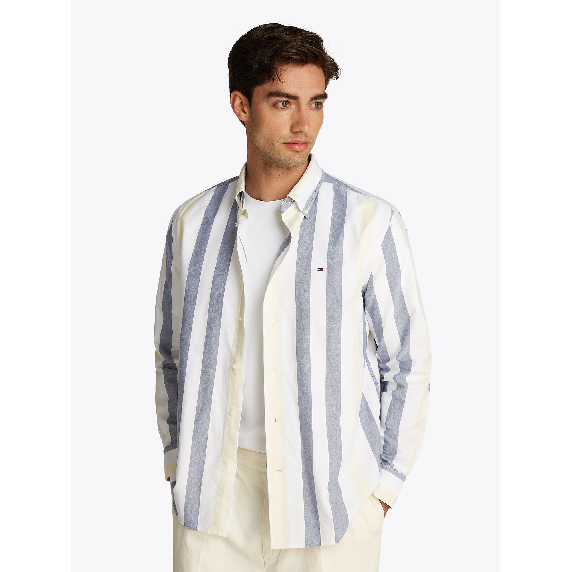 TOMMY HILFIGER Heritage Oxford Mid Stripe Relaxed Shirt
