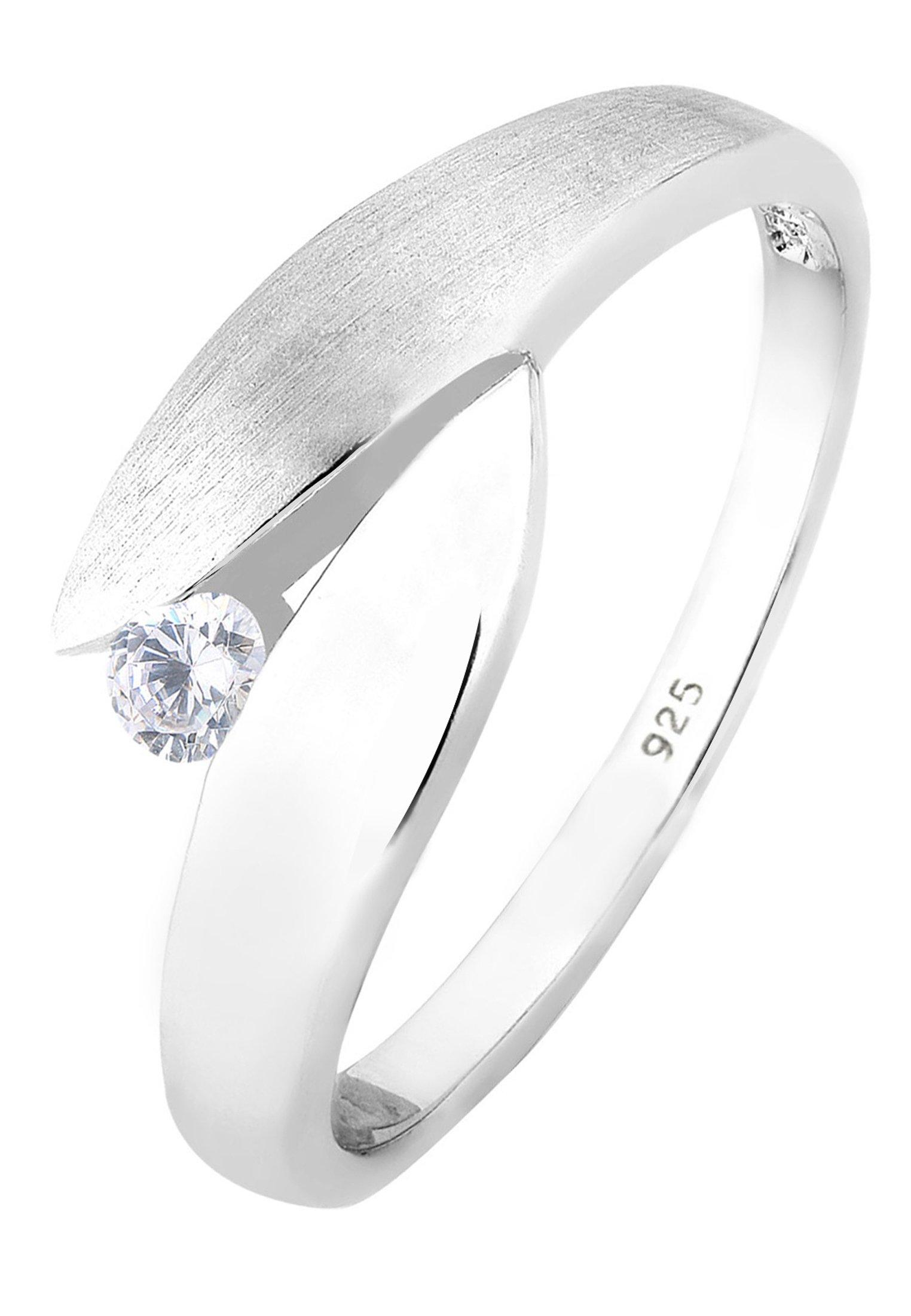 Elli Ring Solitär Wickelring Zirkonia