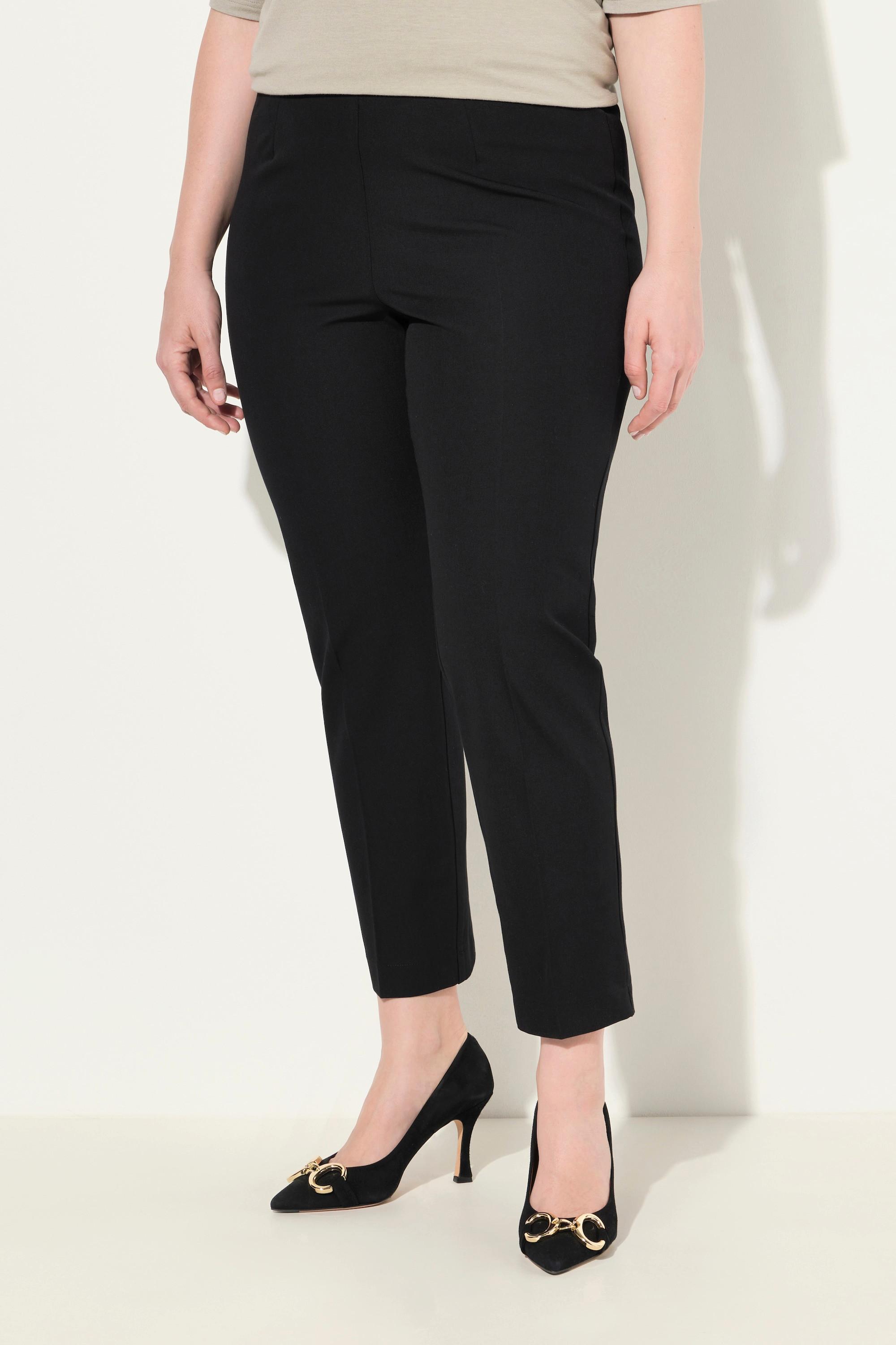Ulla Popken 7/8 Hose Schmales Bein Elastikbund