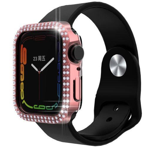 Cover-Discount Apple Watch 45mm - Glitzer Strass Schutz Case