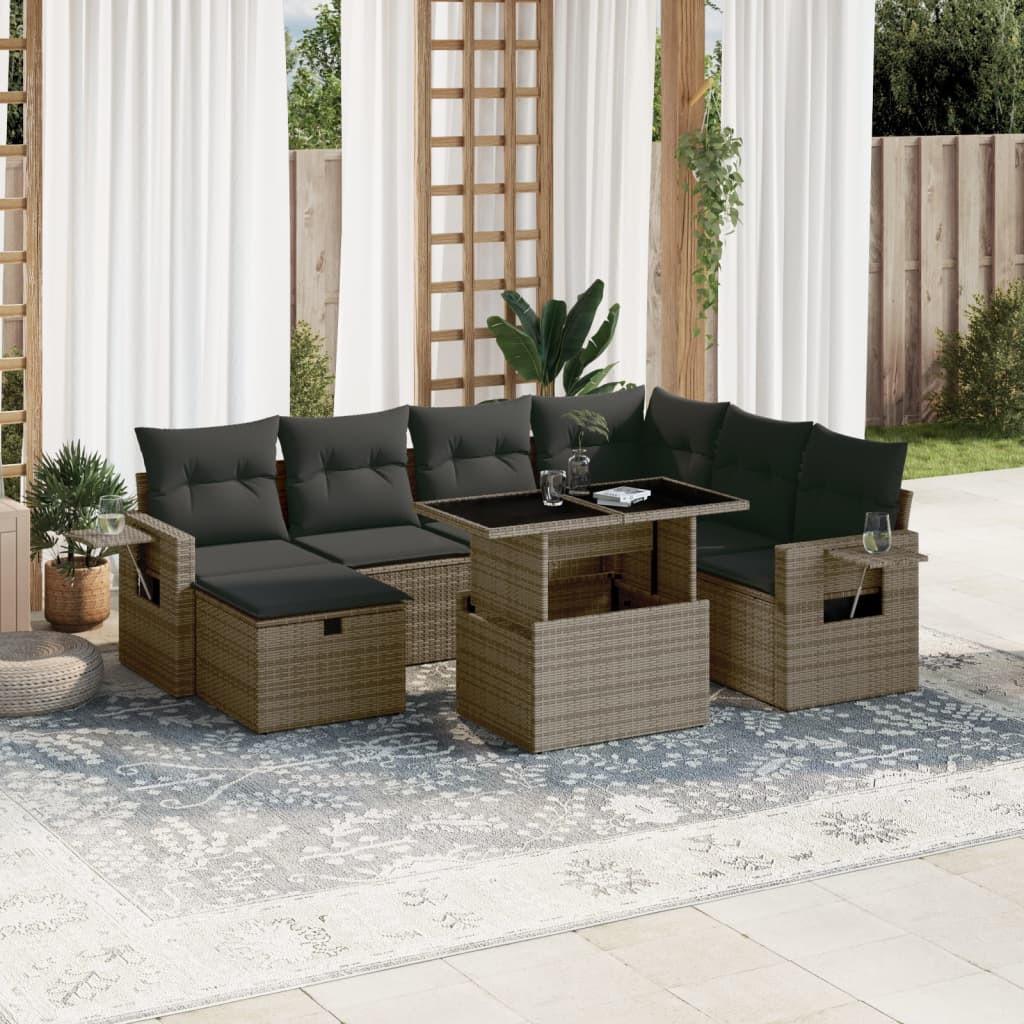 VidaXL Garten sofagarnitur poly-rattan
