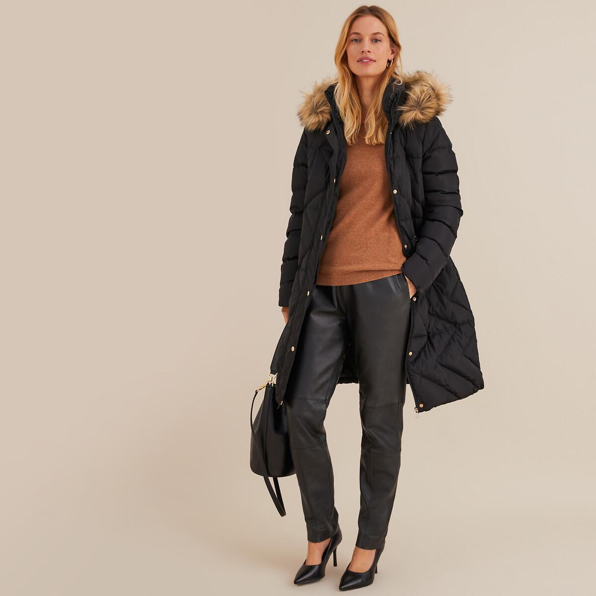 La Redoute Collections Gesteppter Wintermantel mit Kapuze