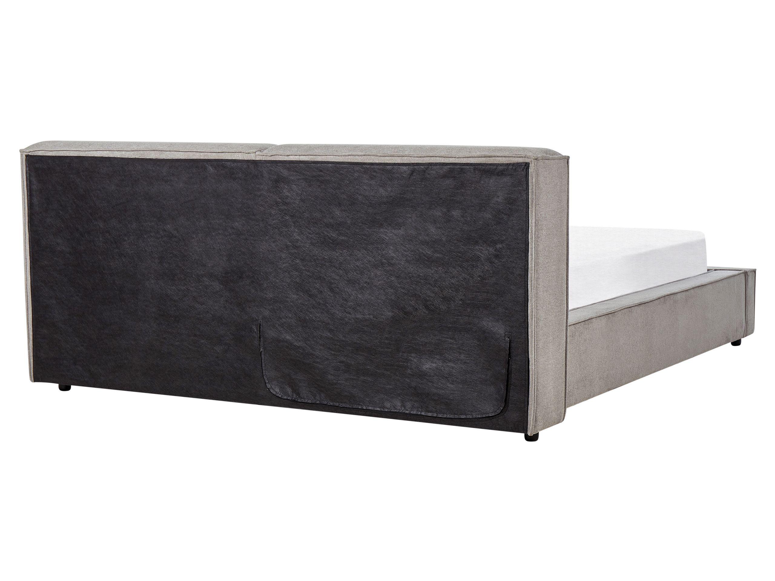 Beliani Bett mit Lattenrost aus Polyester Retro LINARDS