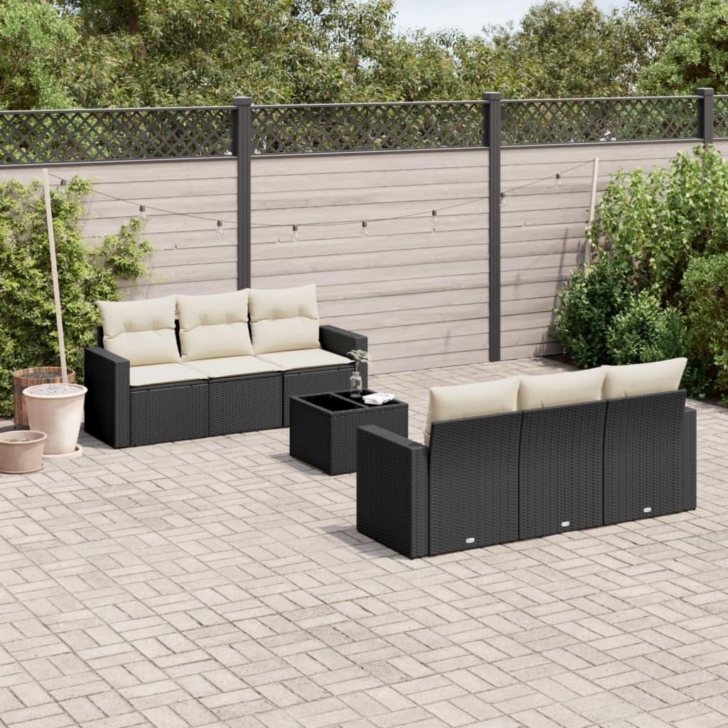 VidaXL Garten sofagarnitur poly-rattan