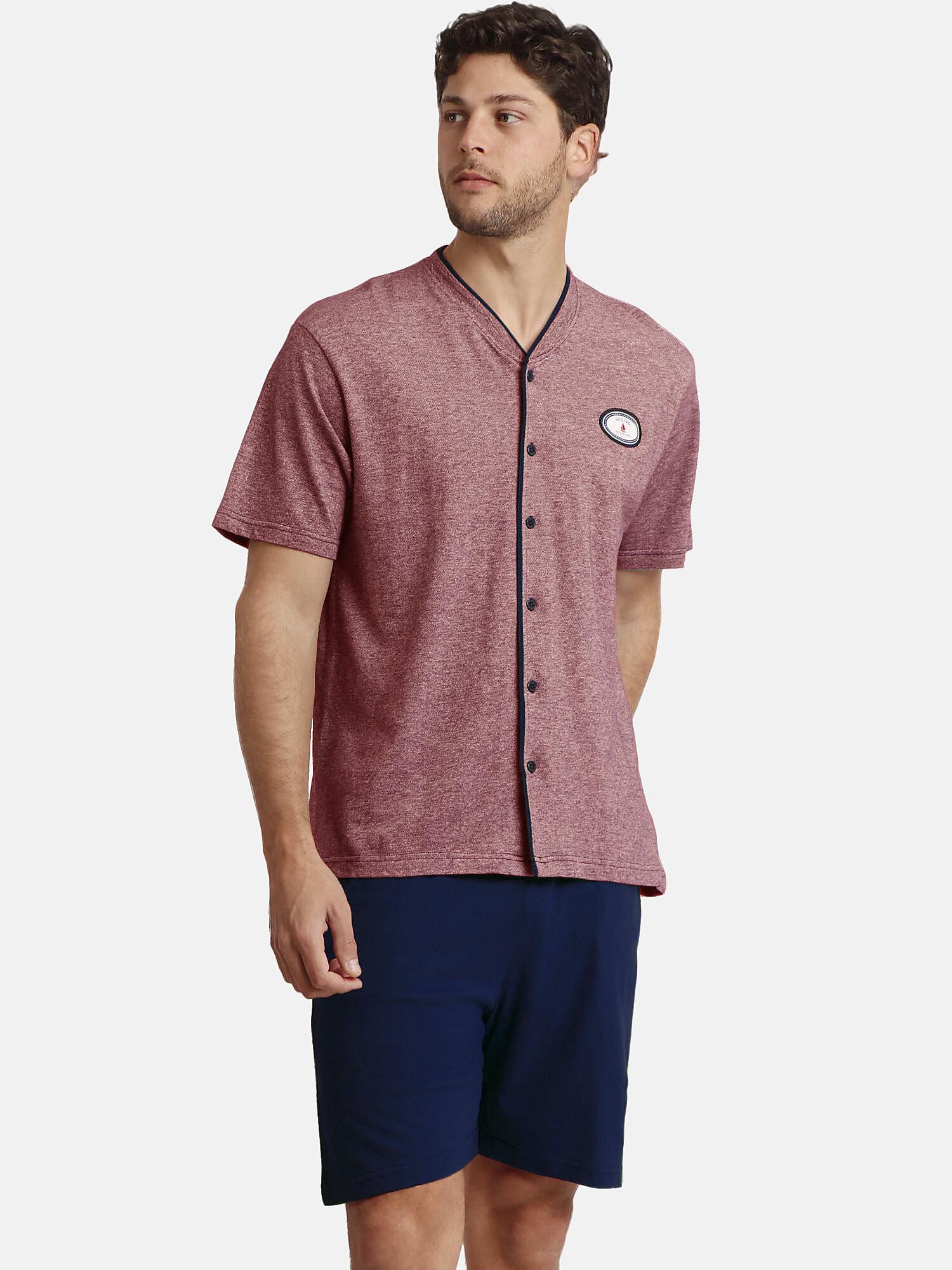 Admas Pyjama Shorts Shirt Sailing Antonio Miro