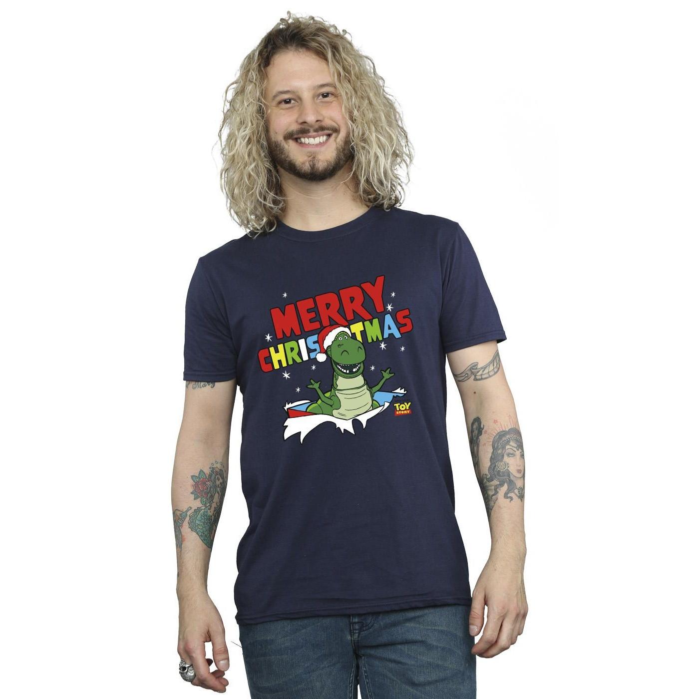 Disney Toy Story Merry Christmas Rex T-Shirt