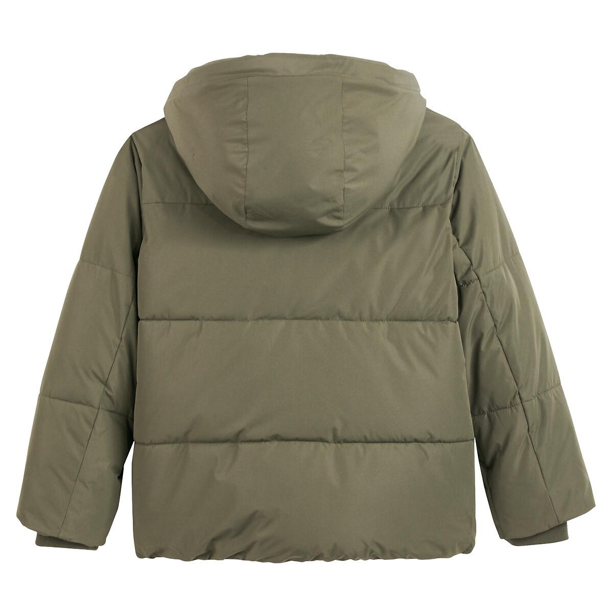 La Redoute Collections Gesteppte Winterjacke mit Kapuze und Teddyfleece-Futter