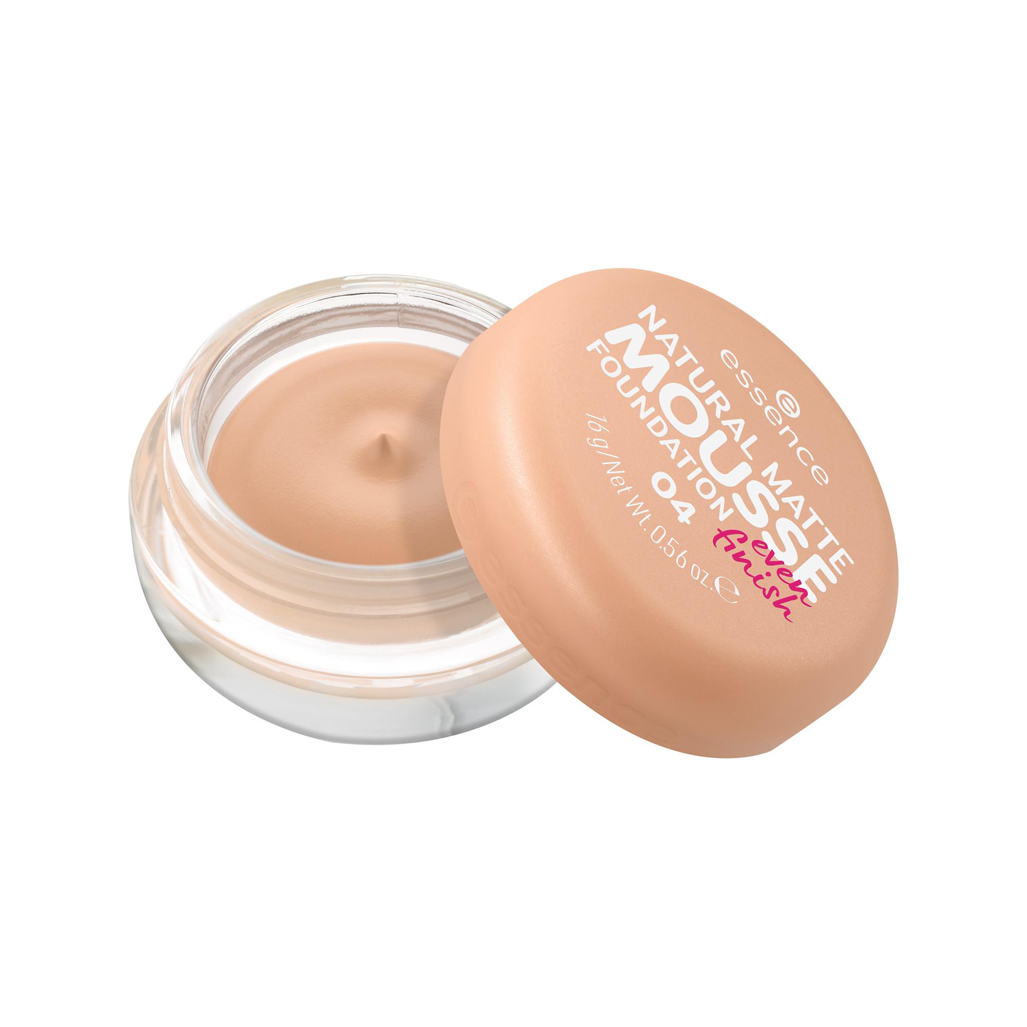 essence essence NATURAL MATTE MOUSSE FOUNDATION 02 Natural Matte Mousse Foundation