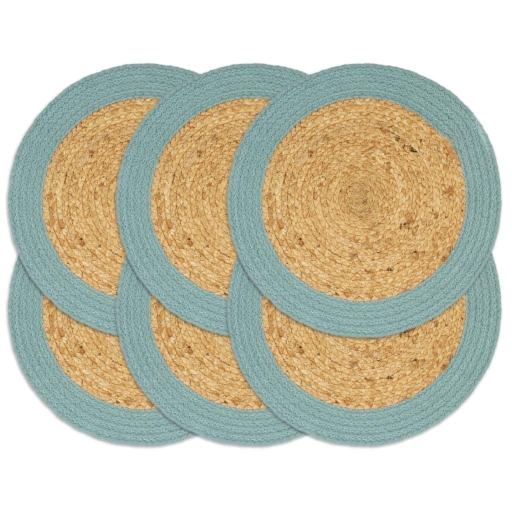 VidaXL Tischsets 6 stk. jute und baumwolle baumwolle