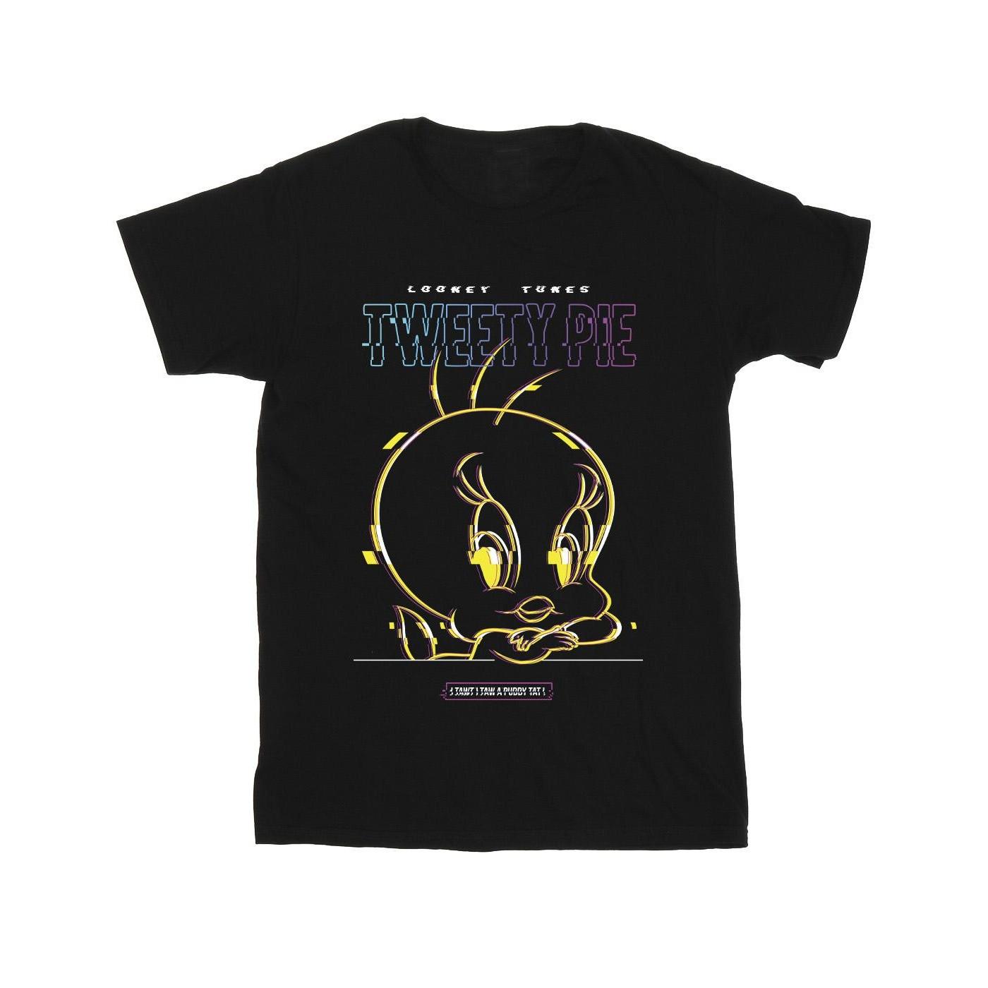 LOONEY TUNES Tweety Pie Glitch T-Shirt