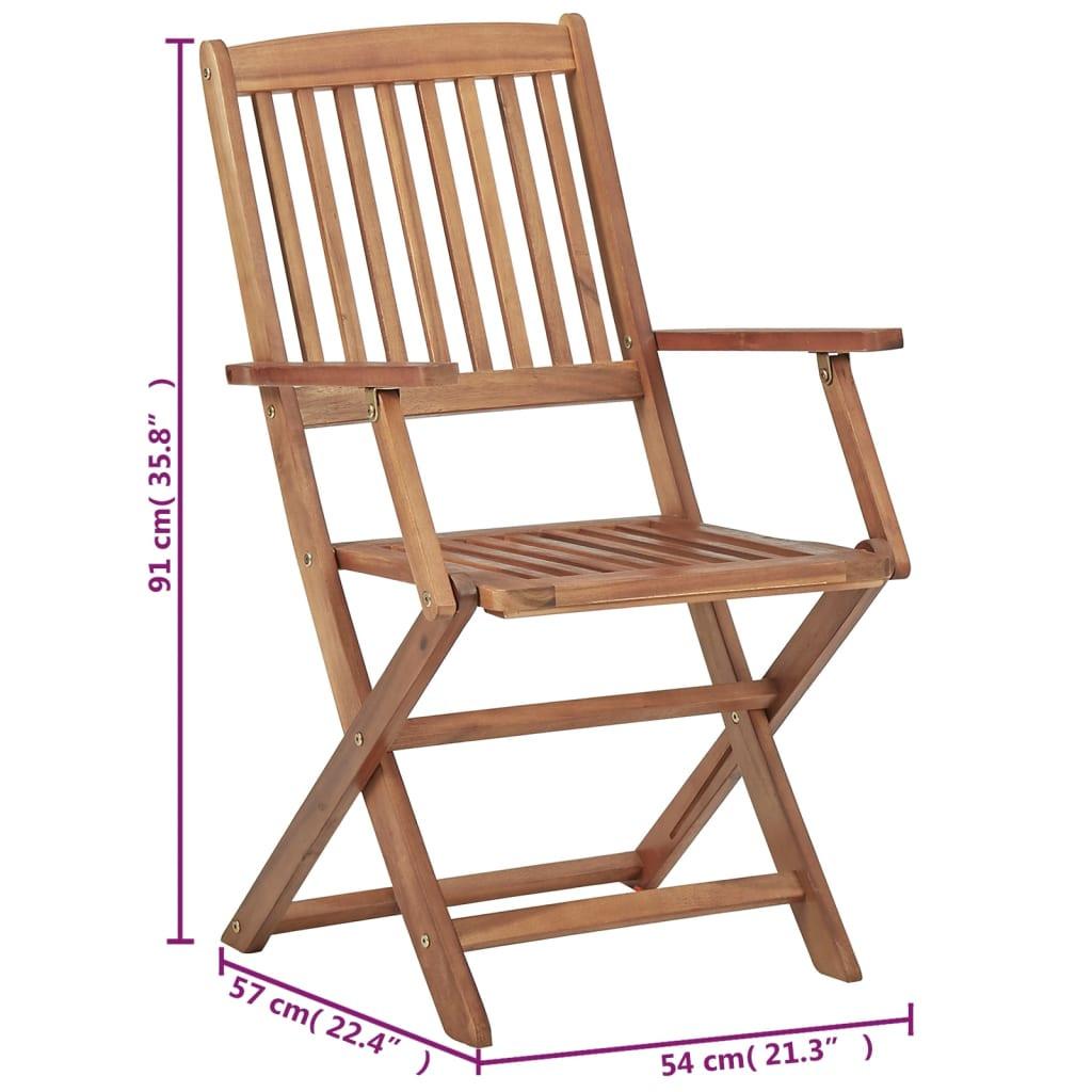 VidaXL Gartenstuhl holz