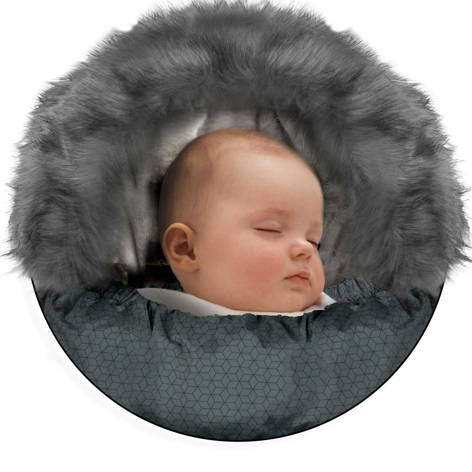 B2X Elmi Ricokids Schlafsack für Kinderwagen und Schlitten – Graphit
