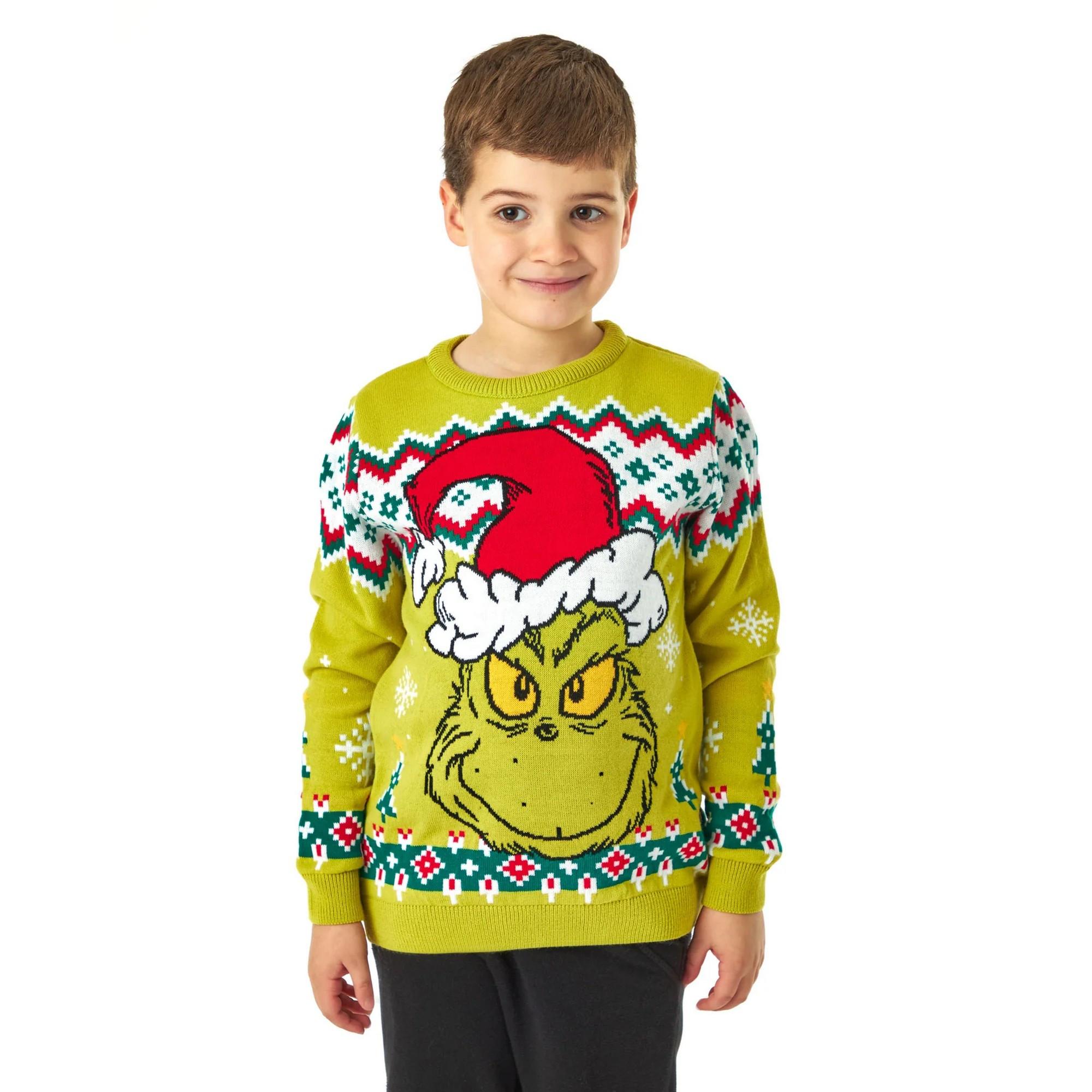 The Grinch Pullover  weihnachtliches Design