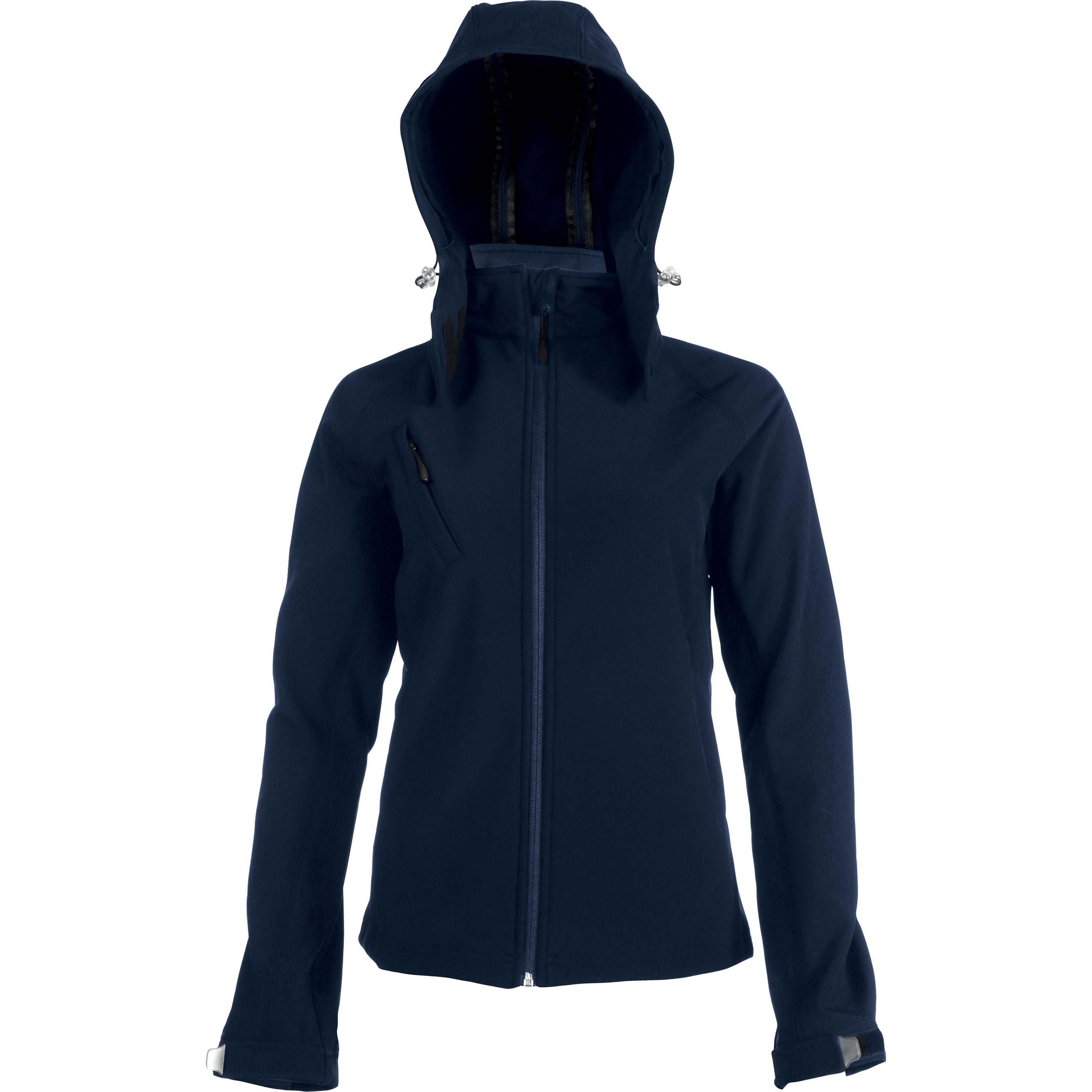 Kariban damenjacke softshe à capuche amovibe