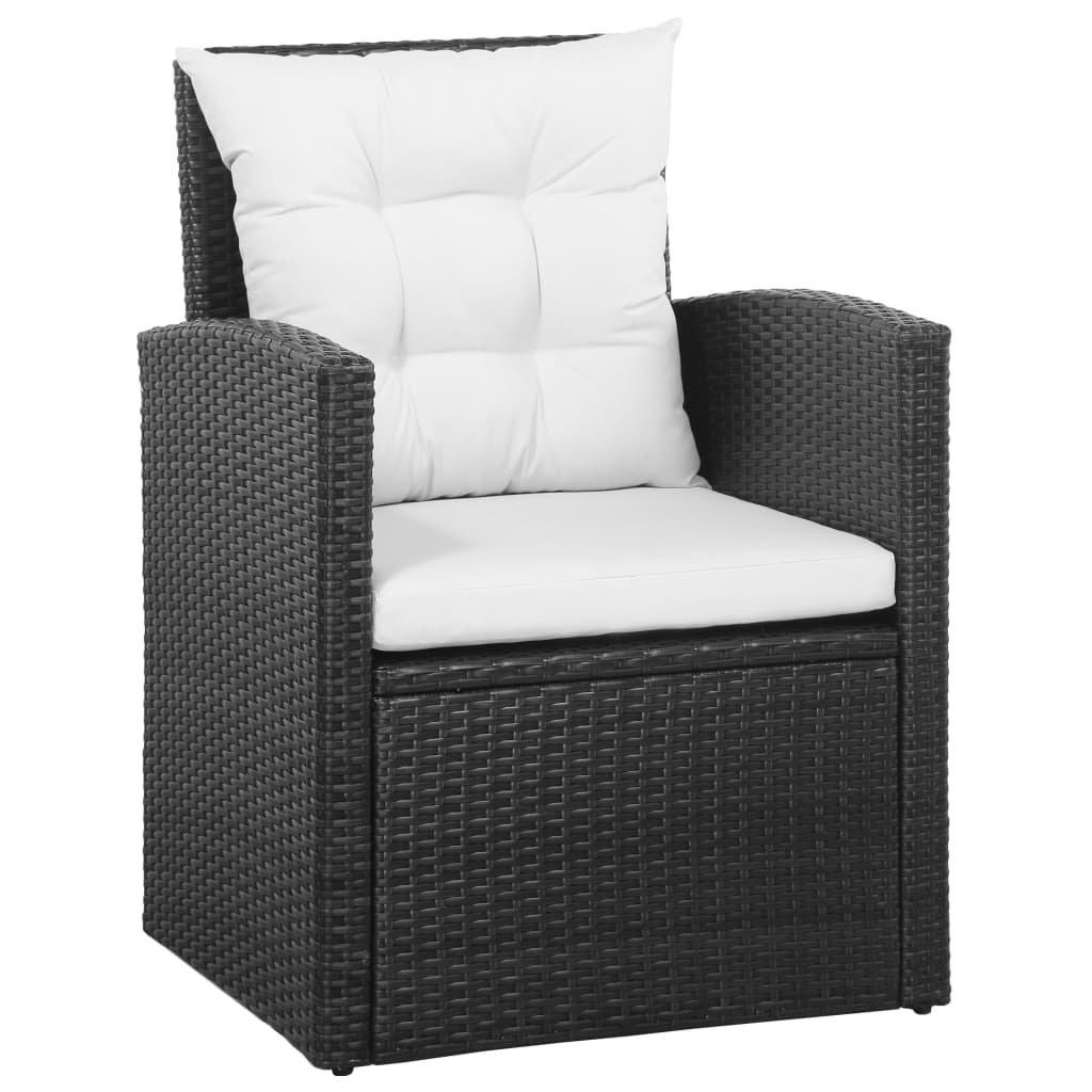 VidaXL Garten-sofagarnitur poly-rattan