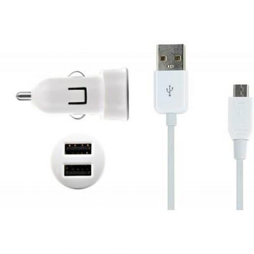 Blueway Mini Zigarettenanzünder-Ladegerät 2A mit Micro-USB Kabel