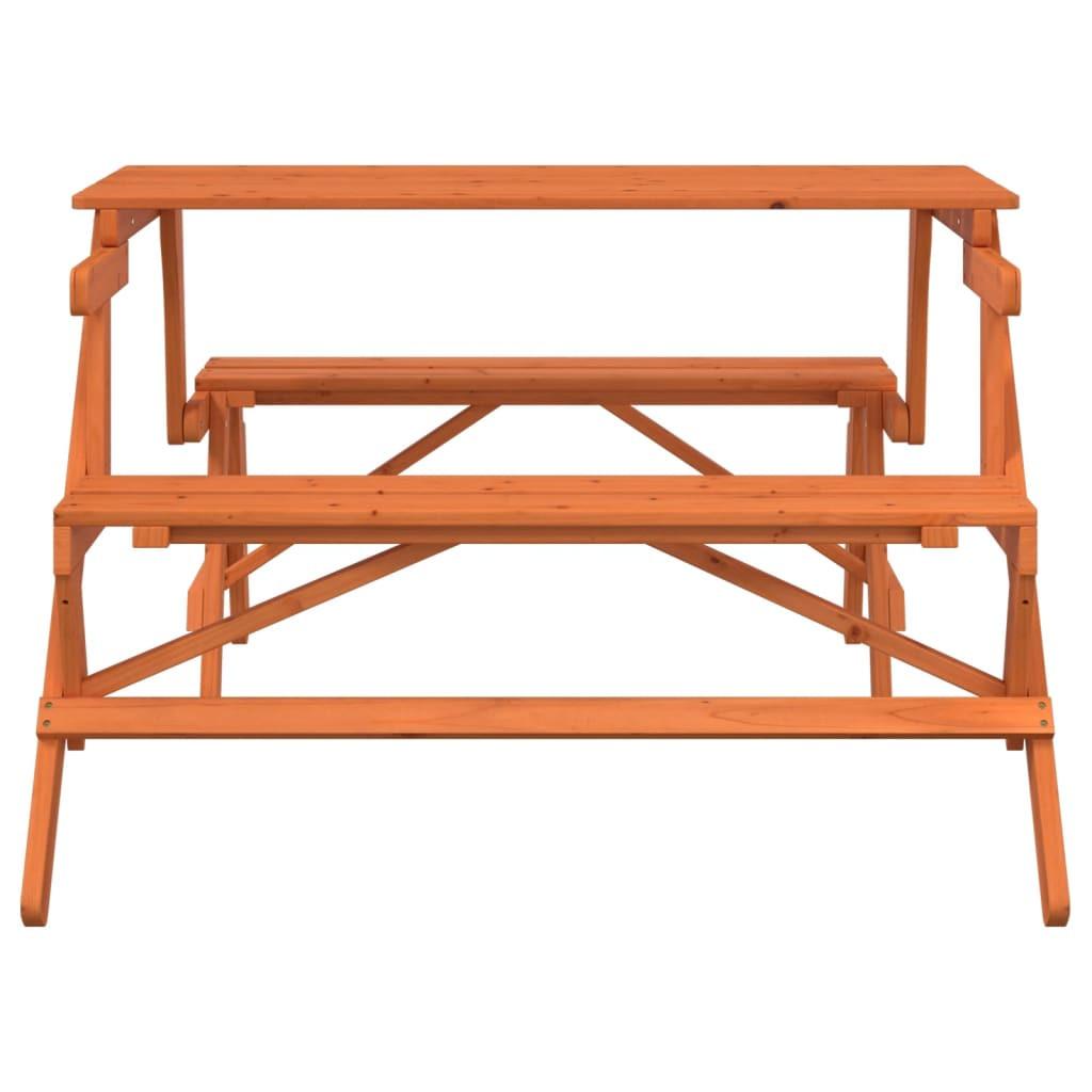 VidaXL Picknicktisch mit bänken holz