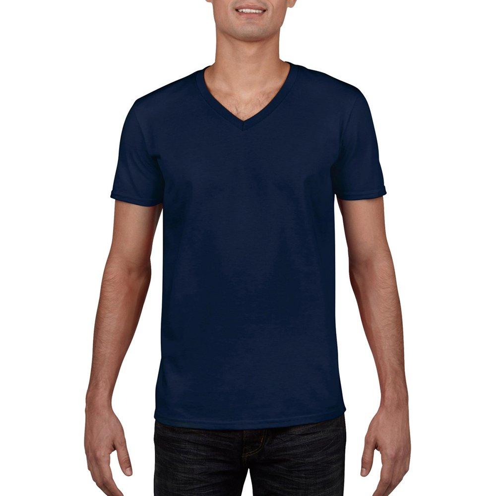 Gildan Soft Style V-Ausschnitt Kurzarm T-Shirt