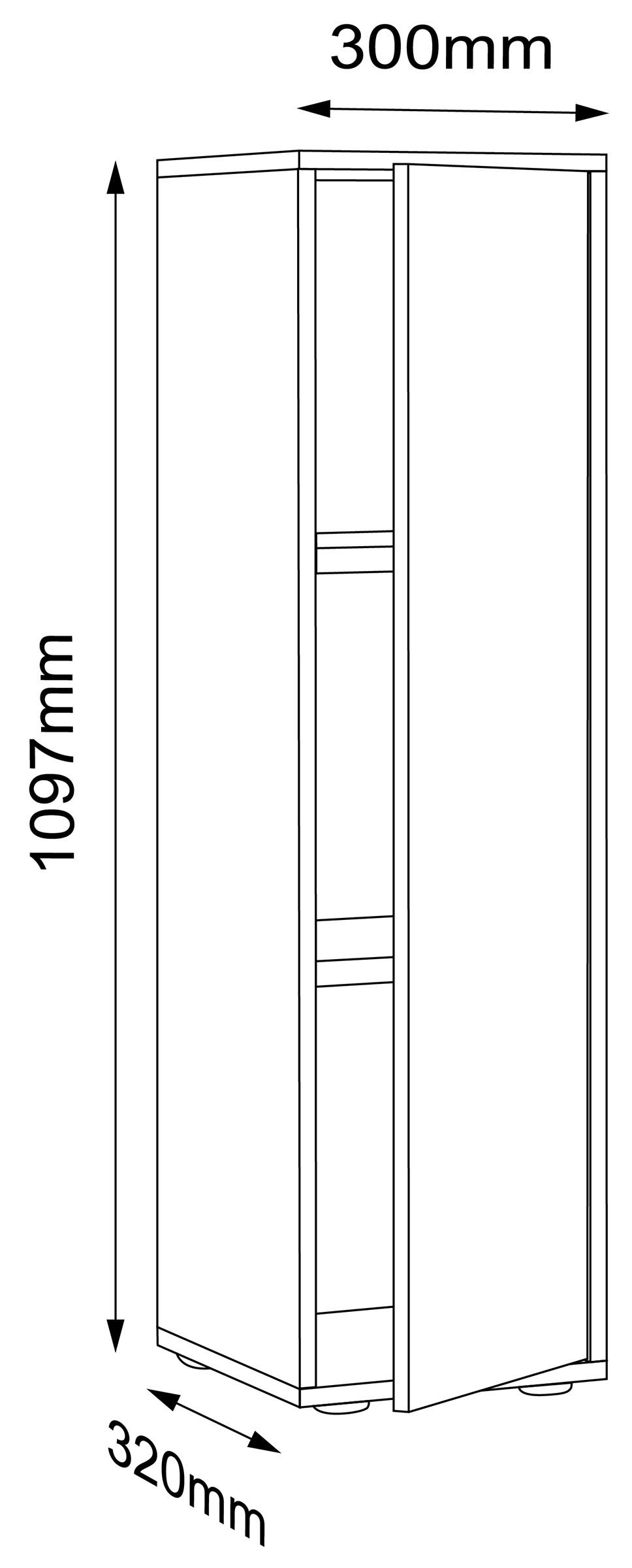 VCM Büroschrank Sideboard Salia 3fach B30